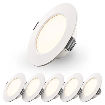 Produktbild von hoftronic LED Einbaustrahler Ultra Flach 3W 2700K Weiß Rund IP20