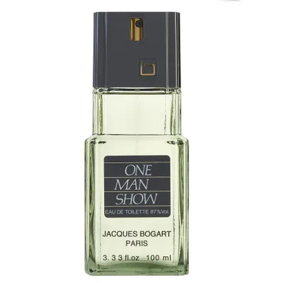 A bottle of Jacques Bogart One Man Show Eau De Toilette.