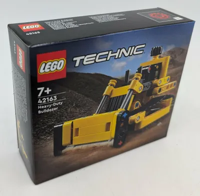 Produktbild von LEGO Technic Schwerlast Bulldozer, Spielzeug-Planierraupe zum Bauen, Ergänze deine Baustelle, Konstruktionsspielzeug für Kinder, Technik-Geschenk für Jungs und Mädchen ab 7 Jahren 42163