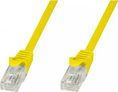 Image de Techly ICOC CCA5U-005-YET, 0,5 m, Cat5e, U/UTP (UTP), RJ-45, RJ-45, 'Slutá