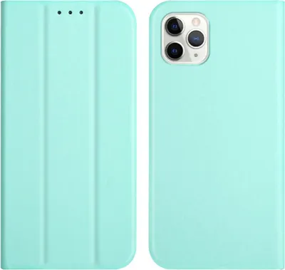 Zdjęcie produktu dla Etui na telefon komórkowy König Design kompatybilne z Apple iPhone 13 Pro ze skóry syntetycznej - Etui na telefon komórkowy zielone