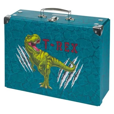 Obrázek produktu pro BAAGL Skládací školní kufřík T-REX s kováním