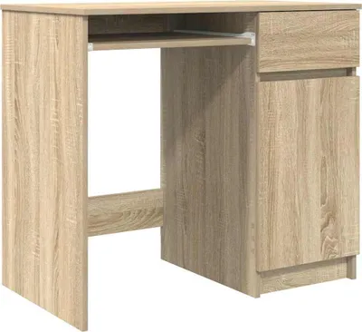 Produktbild von Schreibtisch Sonoma-Eiche 86x49x76 cm Holzwerkstoff