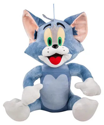 Produktbild von Kuscheltier Tom Katze blaugrau 60 cm Tom und Jerry Plüschkater