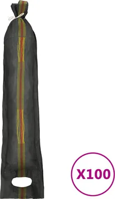 Obrázek produktu pro vidaXL Pytle na písek 100 ks. Tmavě zelené 103x25 cm HDPE