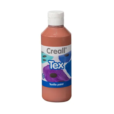 Zdjęcie produktu dla Farba do tekstyliów creall tex brąz 250ml | Butelka 250 mililitrów