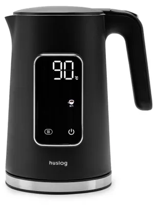 Wasserkocher 1,7 l, Touchscreen, 2200 W, Temperaturregelung 40–100 °C, schwarz