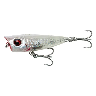 Image de Savage Gear 3D Minnow Popper Crystal White 4,3 cm 2,6 g Wobler