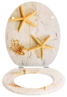 Obrázek produktu pro vidaXL WC sedátko MDF víko Starfish