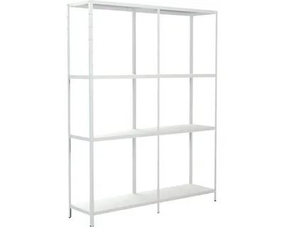 Obrázek produktu pro Kovový regál rozšiřovací Schulte 4502-W 1800x1400x350 mm, 8 polic, nosnost 680 kg, bílý