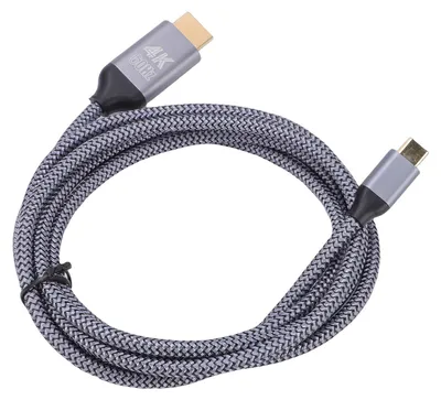 Produktbild von TYP C auf HD-Kabel, verlustfreie Signalübertragung, 4K-60-Hz-USB-Kabel mit vergoldetem Stecker für elektronische Geräte