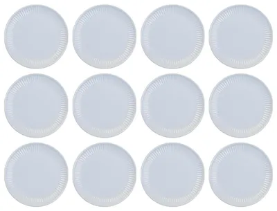 Produktbild von 12er Set Frühstücksteller Brotteller MYNTE Stillwater hellblau 19,5cm IbLaursen