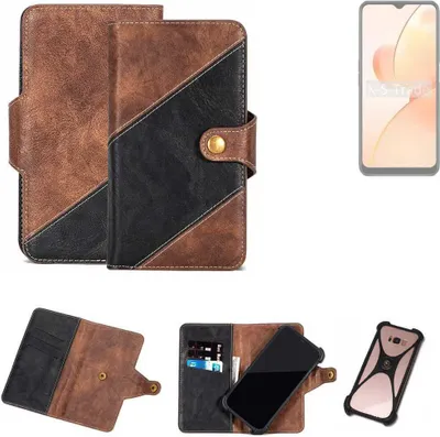 Produktbild von K-S-Trade Handyhülle Schutzhülle Bookstyle Case kompatibel mit Realme C31 Klapphülle Cover Hülle Schutztasche 1x