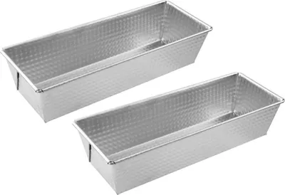 Image de Lot de 2 moules à cakes 25,5 x 11,2 cm Zenker Silver