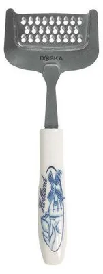 Produktbild von Boska Käsereibe Delfter Blau/typisch niederländisch/Keramik/Edelstahl/Weiß/Blau/Silber / 200 x 75 x 20 mm