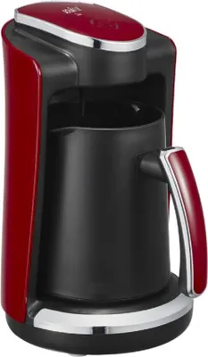 Zdjęcie produktu dla Ekspres Mocha Ekspres do kawy 250 ml 400W - Szybka przyjemność z kawy za dotknięciem przycisku Czerwony
