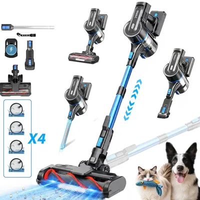 Produktbild von Akku Staubsauger kabellos, 6-in-1 Hand-und Stielstaubsauger,Staubsauger,Akkusauger