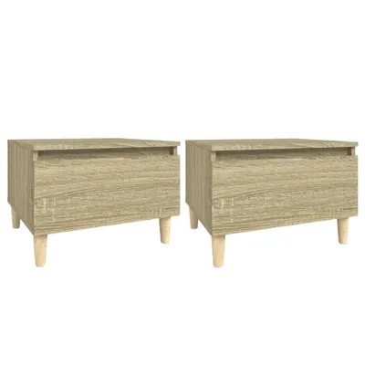 Produktbild von "SALE 2026"Flurschrank/Beistelltische - elegante Design - Konsolentisch - 2er-set - multifunktional& Moderne - Sonoma-Eiche 50x46x35 cm Holzwerkstoff - für Wohnzimmer, Eingang DE8684295