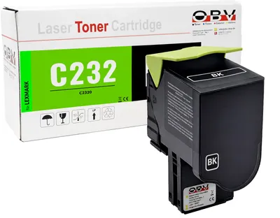 Zdjęcie produktu dla Kompatybilny toner C2320K0 do drukarek Lexmark – czarny