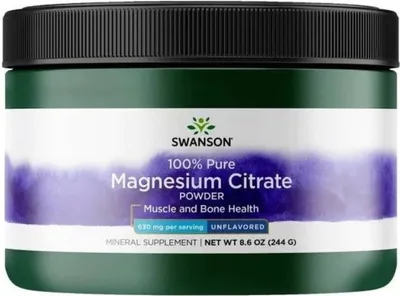 Productafbeelding van Swanson Dietary supplements Magnesium Citrate, BI7449