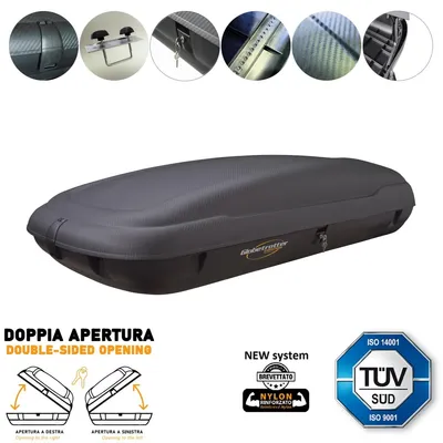 Imagen del producto de Caja para coche, doble compartimento, 400 litros, marca ARTPLAST, modelo BA400/PA/DS