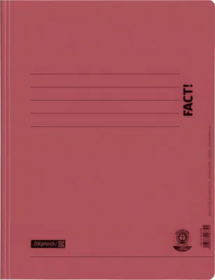 Produktbild von BRUNNEN Papp-Schnellhefter FACT! rot 102010420