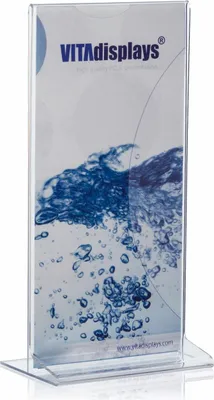 Produktbild von DL 1/3 A4 T-Ständer SOLUM aus Plexiglas (30 Stück)