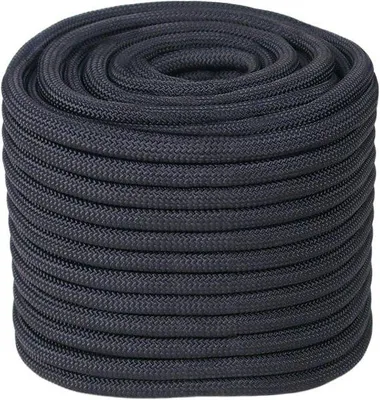 Image de Cordon élastique en nylon 5 m, 18 mm, noir