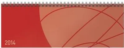 Produktbild von Tischquerkalender Professional Colourlux rot 2014