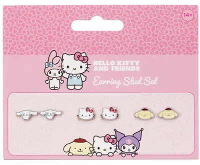 Produktbild von Hello Kitty & Friends Ohrring-Set