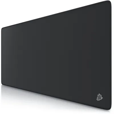 Imagen del producto de Alfombrilla para ratón gaming Titanwolf XXL, 900 x 400 x 3 mm, ideal para escritorio, lavable, base antideslizante, para velocidad y precisión, con un pequeño logo en la parte derecha