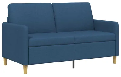 Produktbild von vidaXL Sofa mit Stauraum Blau 152 x 78 x 87 cm Polyester