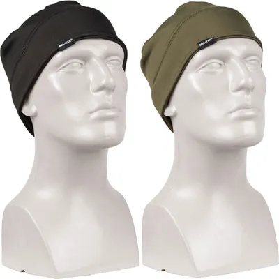 Produktbild von Mil-Tec ELASTIC BLACK FLEECE CAP