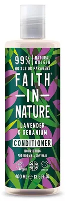 Produktbild von Faith In Nature, Lavendel & Geranium, Haarkur, nährend, 400 ml