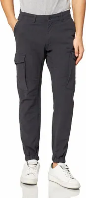 Produktbild von JACK&JONES PANTS STUDIO JJIPAUL JJFLAKE SA DK GREY HERRING Dark Grey 30/34
