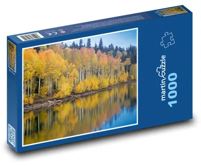 Zdjęcie produktu dla martinpuzzle - Puzzle 1000 - Osiki - drzewa