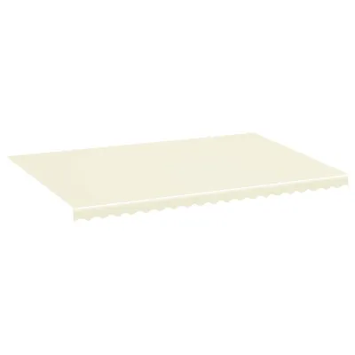 Image de vidaXL Toile de store Crème 5x3,5 m