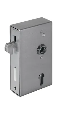 Produktbild von AMF Schiebetorschlosskasten 140S DIN L/R Maß A50xB94xC173mm Dornm.60mm - 14274