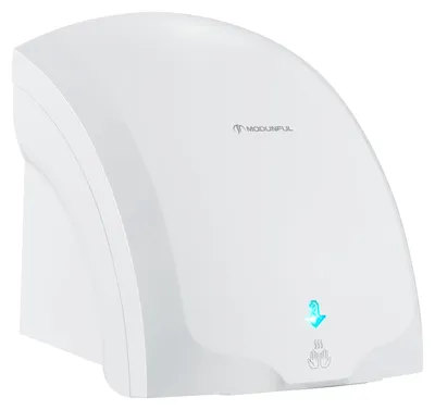 Handtrockner, weiß, 1200 W, 38 dB, 10-12 s Trockenzeit