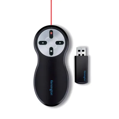 Image de Kensington® 33374EU Pointeur laser présentateur - 20 m, sans fil, laser rouge, noir
