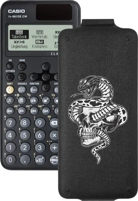 Produktbild von Casio FX-991 DE CW ClassWiz Schulrechner mit Schlangen-Bedruckung (Motiv 02)