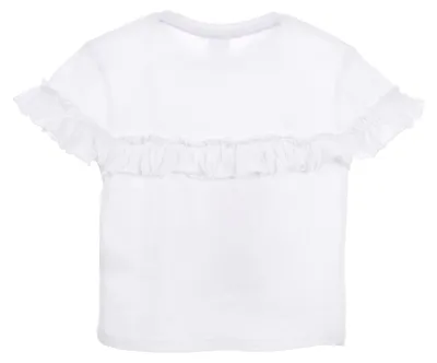 Produktbild von Frozen - Die Eiskönigin T-Shirt Mädchen Sommer Shirt, Farbe:Weiß, Größe:116