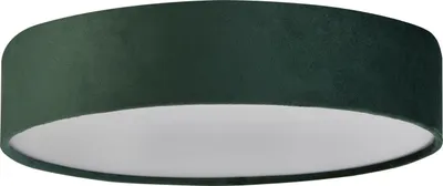 Produktbild von Deckenleuchte Metall E27 rund Ø 50 cm Grün 3-flammig Modern Deckenlampe