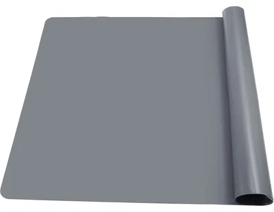 Productafbeelding van Siliconen mat, 70 x 50 cm, grijs, geschikt voor knutselwerk, antiaanbaklaag, antislip