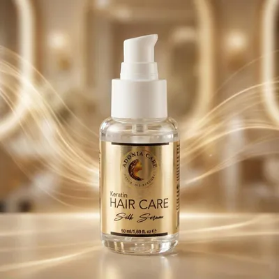 Produktbild von Keratin HAIR CARE Silk Serum – Glanz & Schutz für strapaziertes Haar