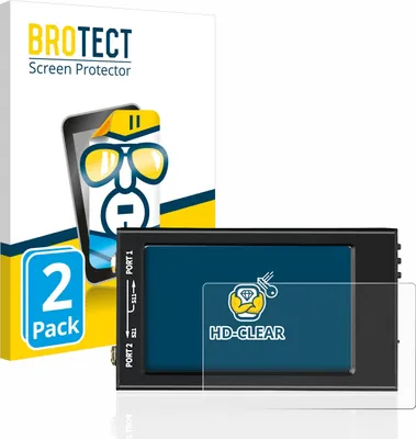Produktbild von 2x Für SDRGEEK NanoVNA-F V2 Schutzfolie BROTECT Displayschutz Display Schutz Folie Klar Transparent