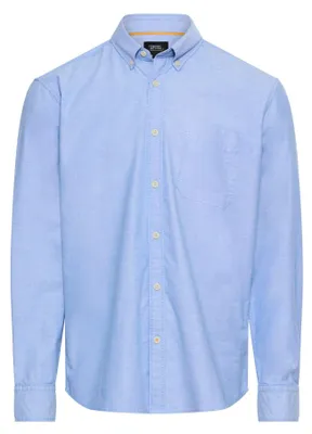 Produktbild von camel active Herren Oxford Hemd mit Button-Down-Kragen Blau, menswear-3XL