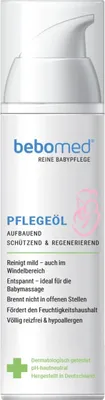 Produktbild von bebomed Pflegeöl – 30 ml spendet wertvolle Lipide, zieht schnell ein, hinterlässt keinen Fettfilm & schützt die Hautbarriere. Ohne Duftstoffe.