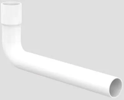 Produktbild von Sanit 01.470.01..0000 Spülrohrbogen D=44mm L=30cm 90Grad mit Muffe weiß 01470010000