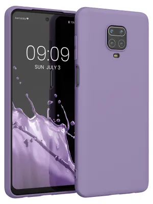 Produktbild von kwmobile Handyhülle für Xiaomi Redmi Note 9S / 9 Pro / 9 Pro Max Hülle - TPU Case - Kabelloses Laden - Schutzhülle Cover in Veilchen Lila